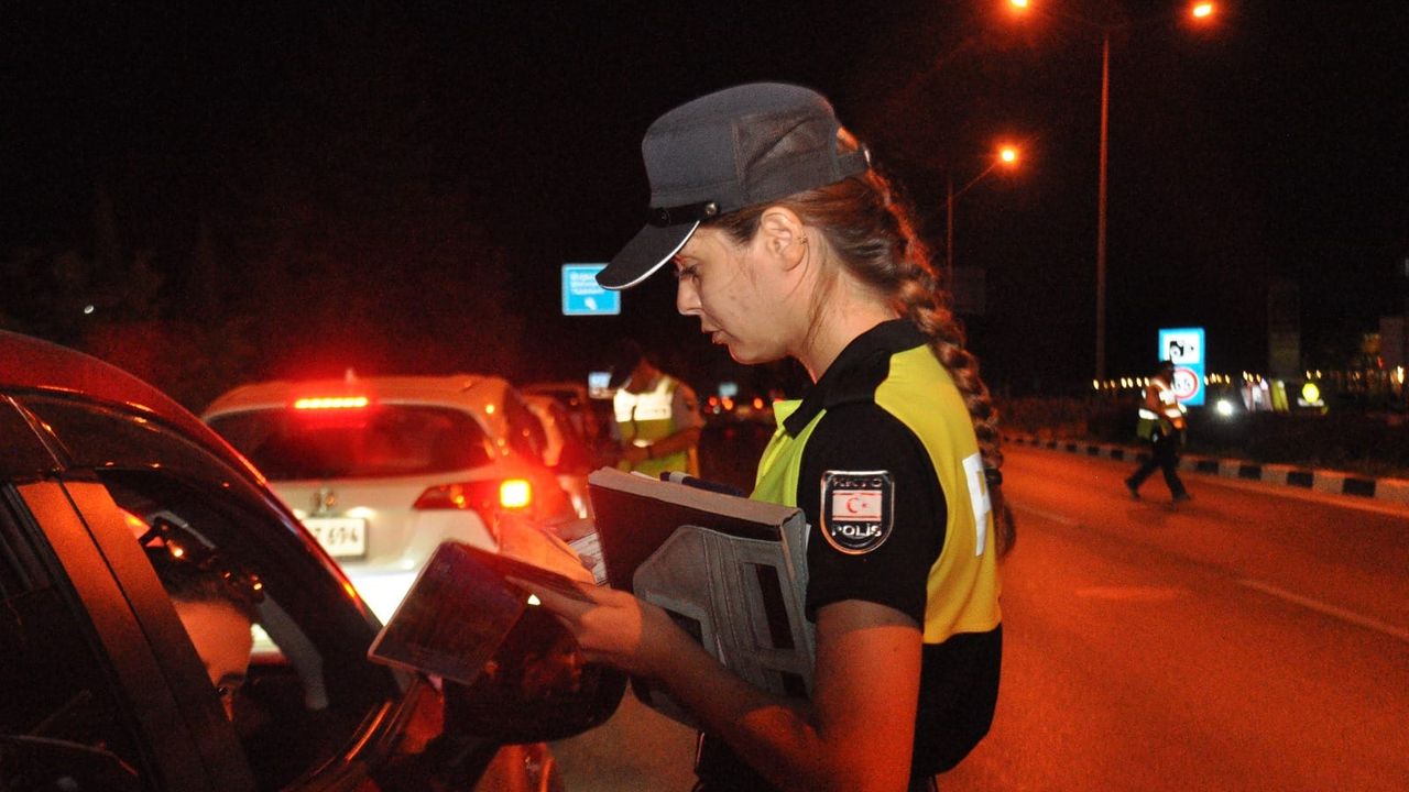 Lefkoşa’da Asayiş ve Trafik Denetimi: 267 Sürücüye Yasal İşlem