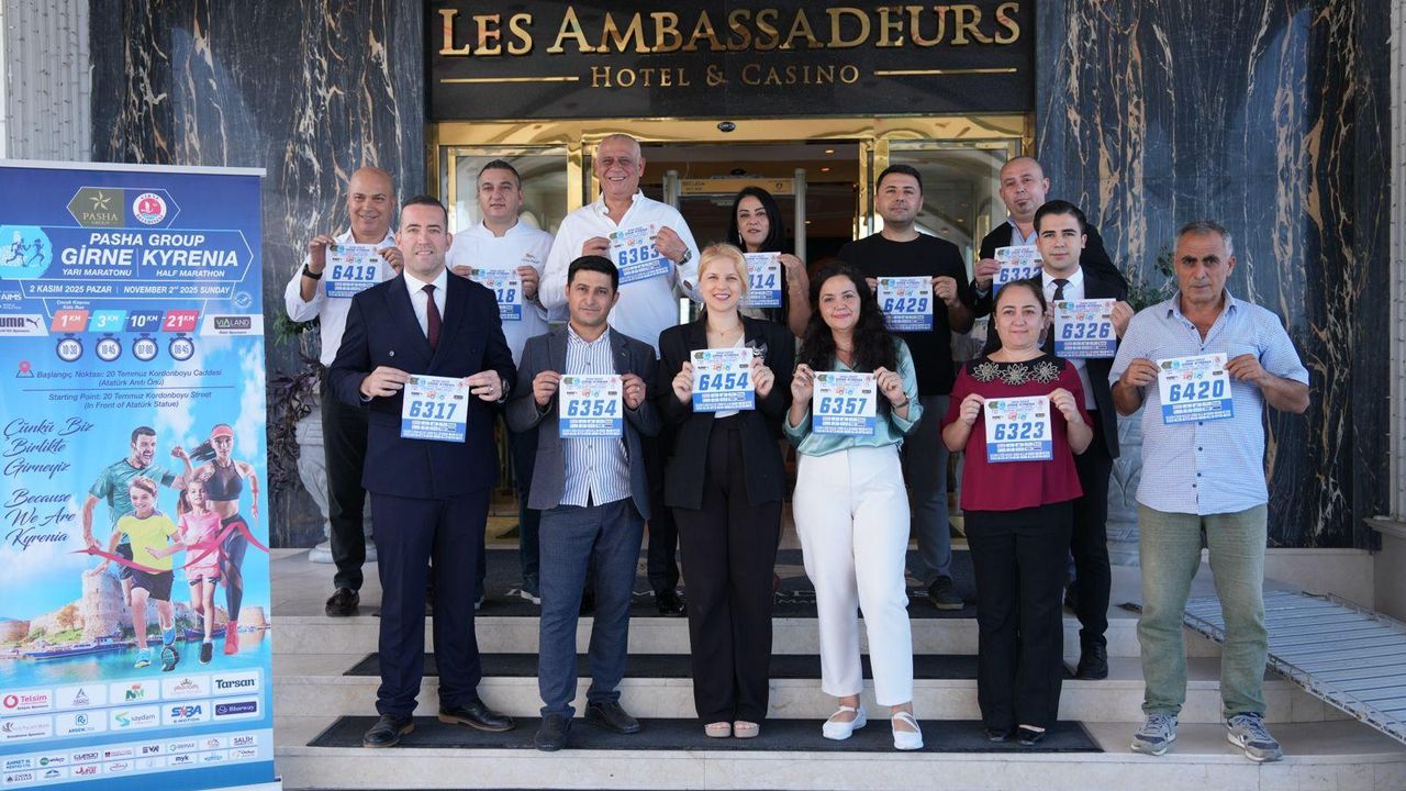 Les Ambassadeurs Hotel & Casino’dan Girne Yarı Maratonu’na Güçlü Destek