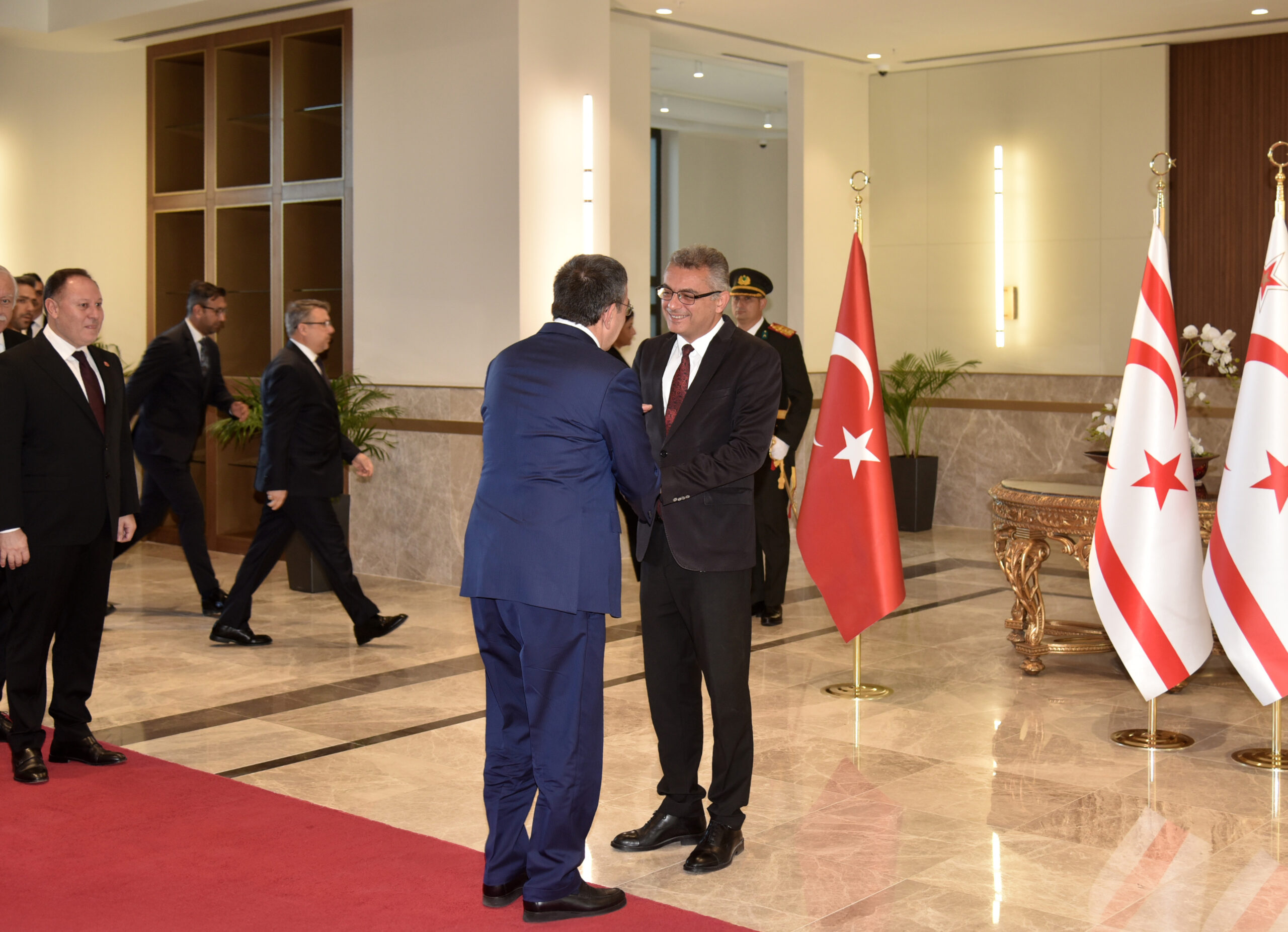 Cumhurbaşkanı Erhürman tebrik kabul etti
