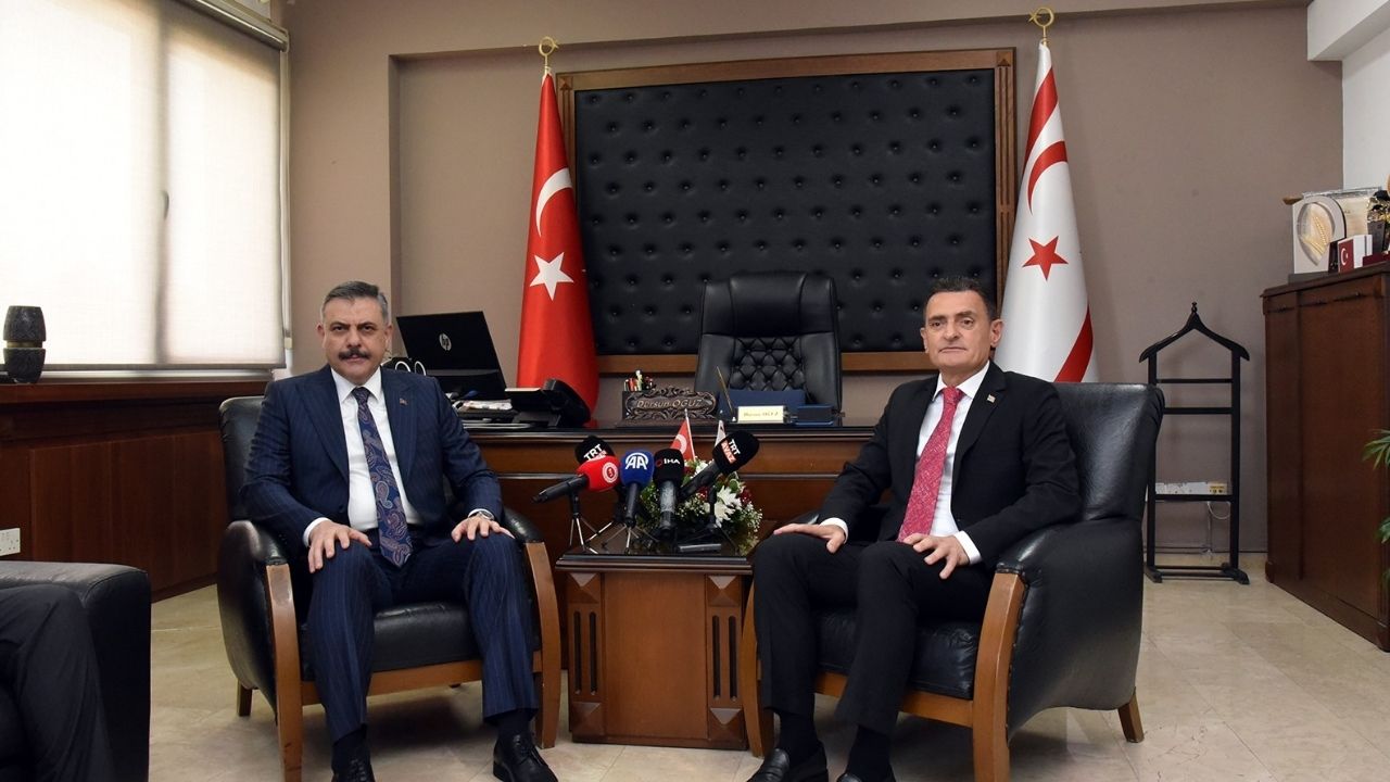 Oğuz, mevkidaşı Çiftçi ile görüştü: “İş birliğimiz devam edecek”