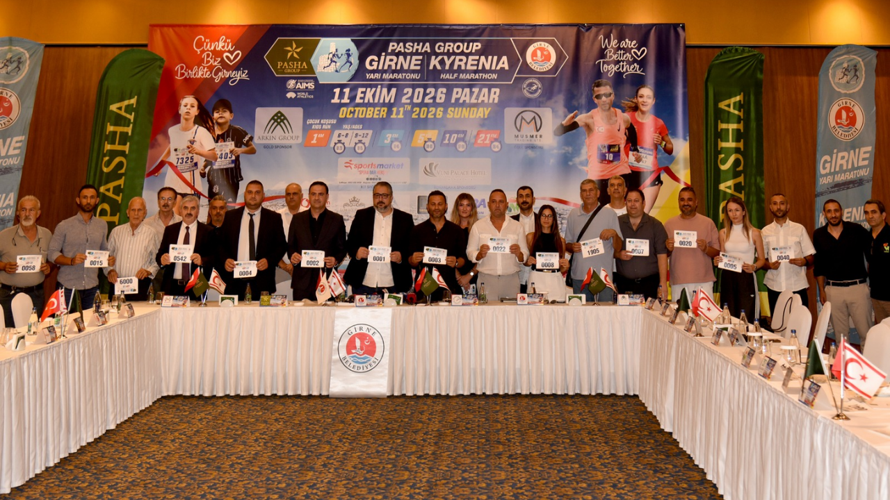 Girne Yarı Maratonu’ndan deniz faciası ailelerine destek